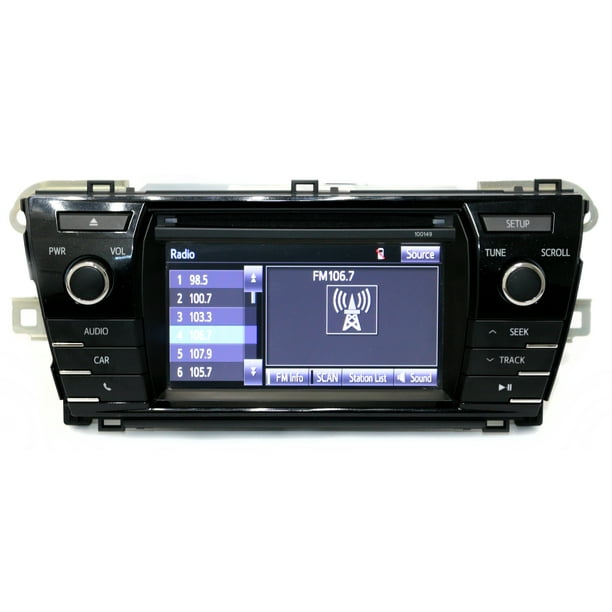 2014-2016 Toyota Corolla AM FM Bluetooth CD Player Radio 100149 OEM 86140-02050